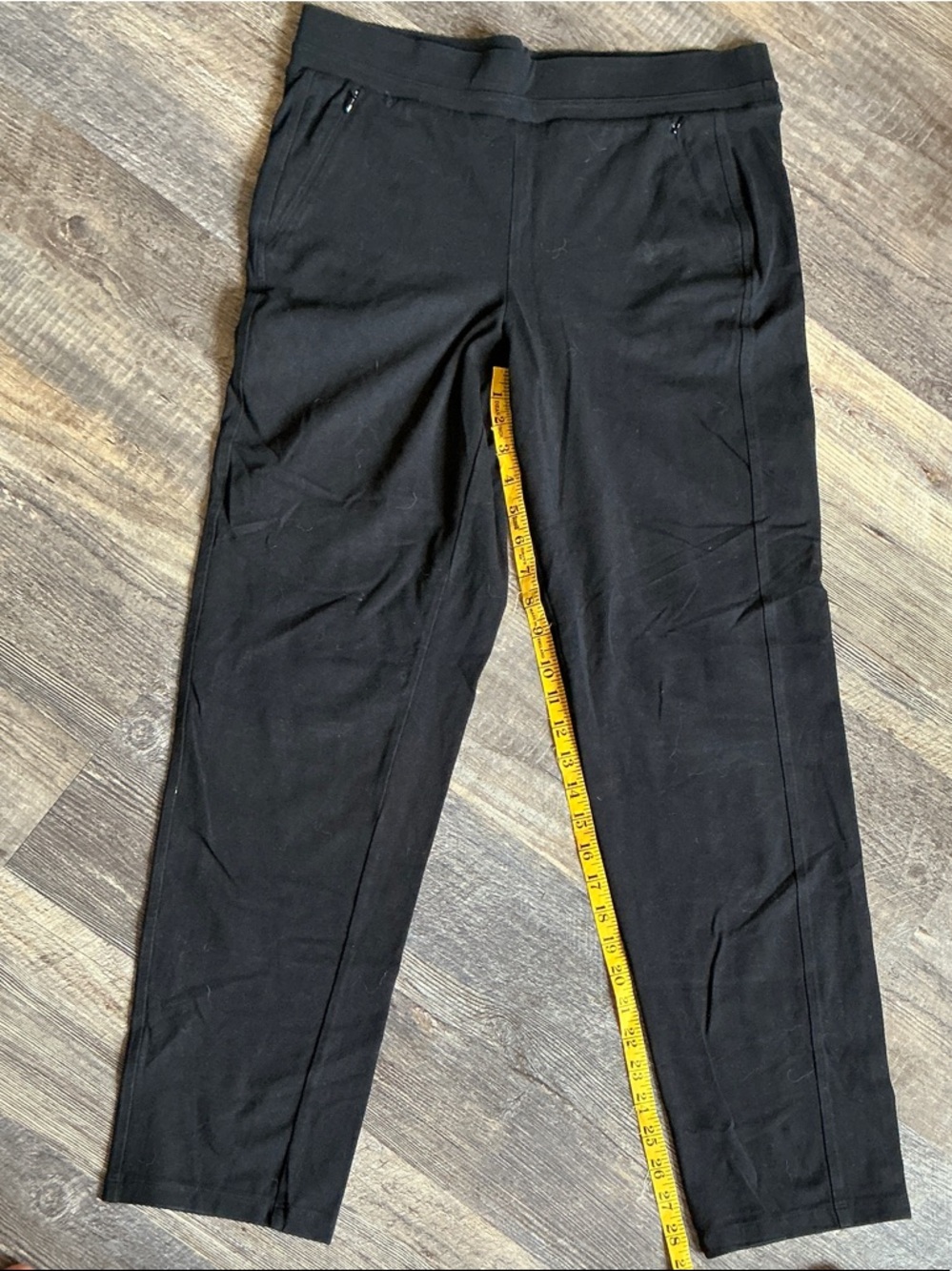 Talbots Black Tailored Stretch Dress Pants with Zip Pockets Size M